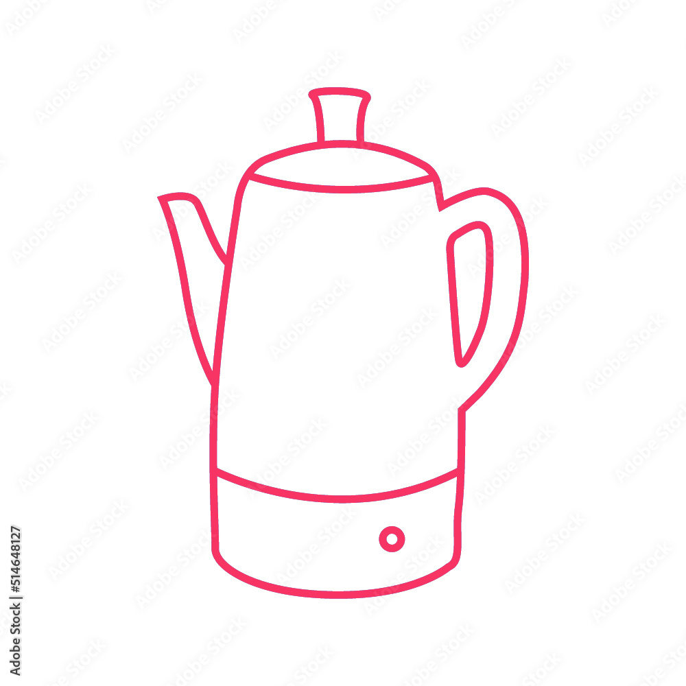 Hot, mug, percolator icon