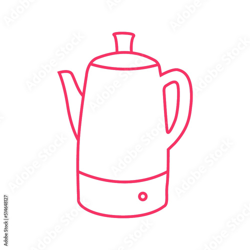 Hot, mug, percolator icon
