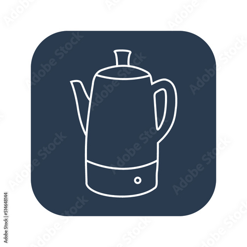 Hot, mug, percolator icon