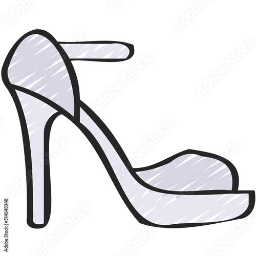Bride Wedding Shoe Icon