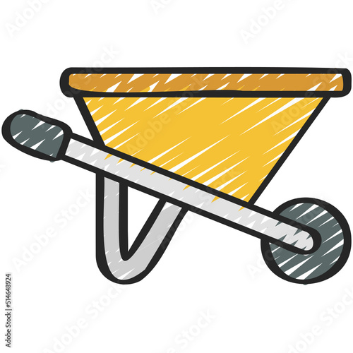 Wheel Barrow Icon