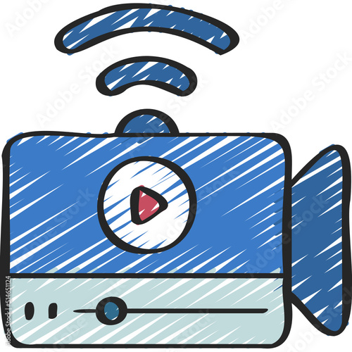 Live Stream Course Icon
