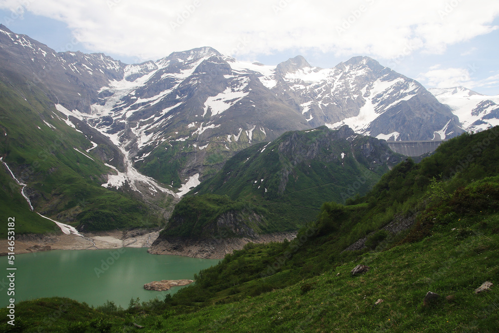 Kaprun Hochgebirgsstauseen - water reservoirs in mountains, Kaprun, Austria