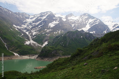Kaprun Hochgebirgsstauseen - water reservoirs in mountains, Kaprun, Austria © nastyakamysheva
