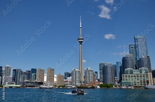 Toronto Skyline and harbour on a sunny day