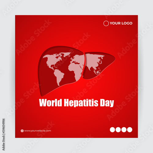 Vector illustration for World Hepatitis Day