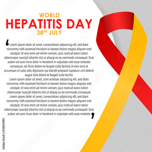 Vector illustration for World Hepatitis Day