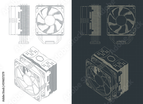CPU Cooler blueprints
