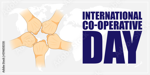 Vector illustration for International Cooperative Day
