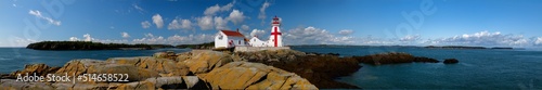 panoramic lighthouse on the coast
