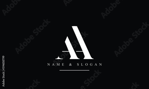 AA, A abstract letters logo monogram photo