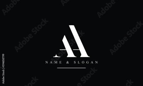 AA, A abstract letters logo monogram