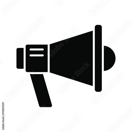 Megaphone Icon. loudspeaker sign. vector illustration