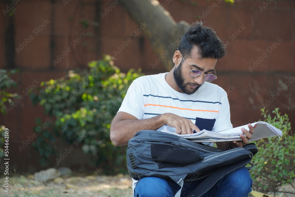 Fototapeta premium person reading a book