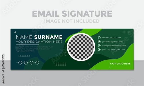 Modern Email Signature Design Template