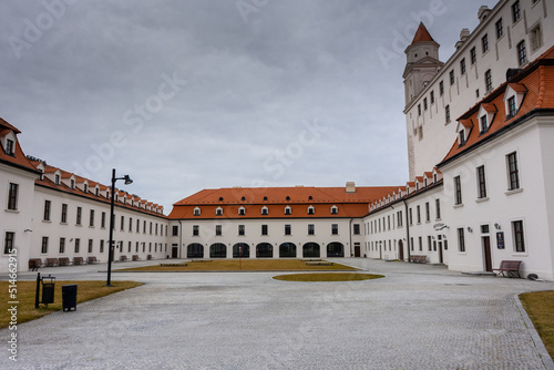 The white castle of Bratislava, Slovakia