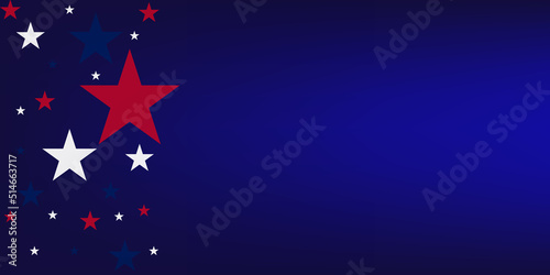 BLUE background with stars.vector illustration