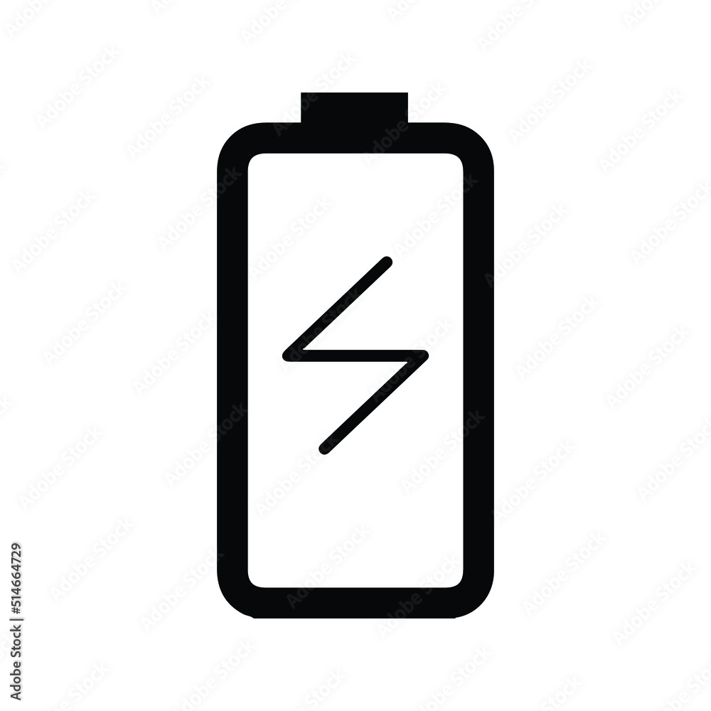 Mobile phone battery sign icon Mobile phone battery sign icon