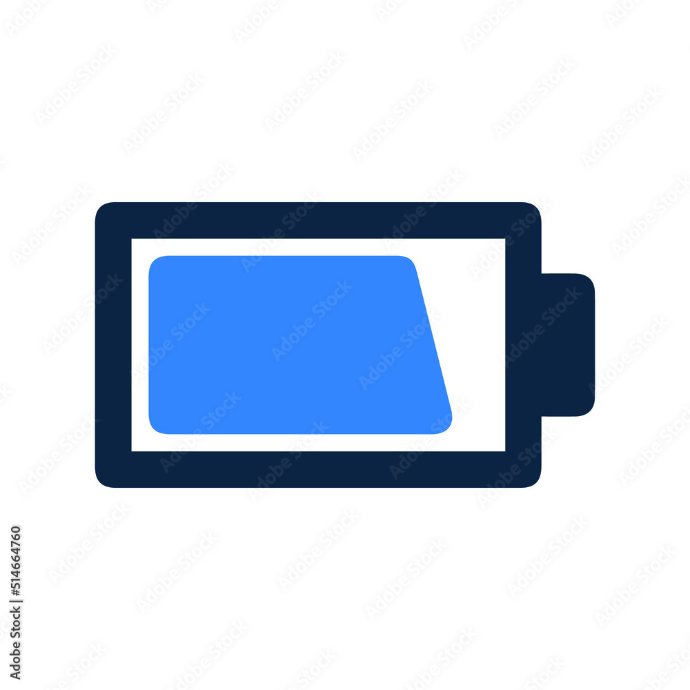 Mobile phone battery sign icon Mobile phone battery sign icon