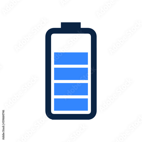 Mobile phone battery sign icon