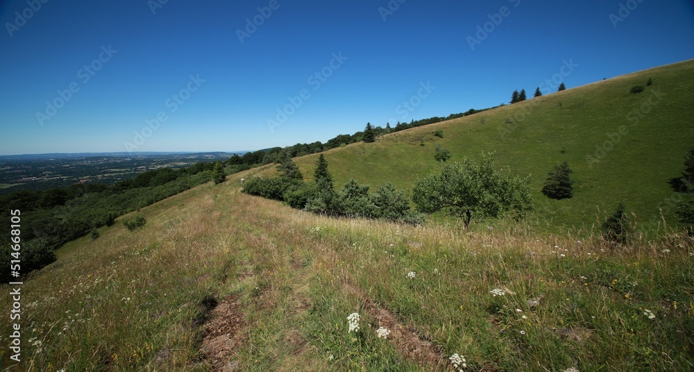 Naklejka premium cratère du puy de Côme, 63