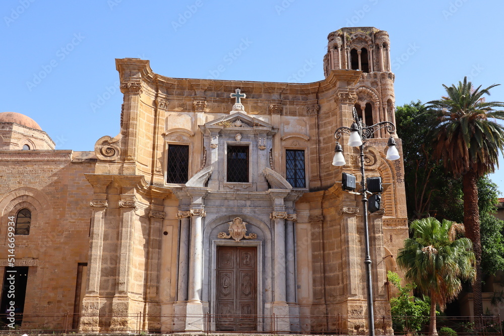 Palermo, Sicily (Italy): Church of Santa Maria dell'Ammiraglio, called also the Martorana Palermo, Sicily (Italy): Church of Santa Maria dell'Ammiraglio, called also the Martorana