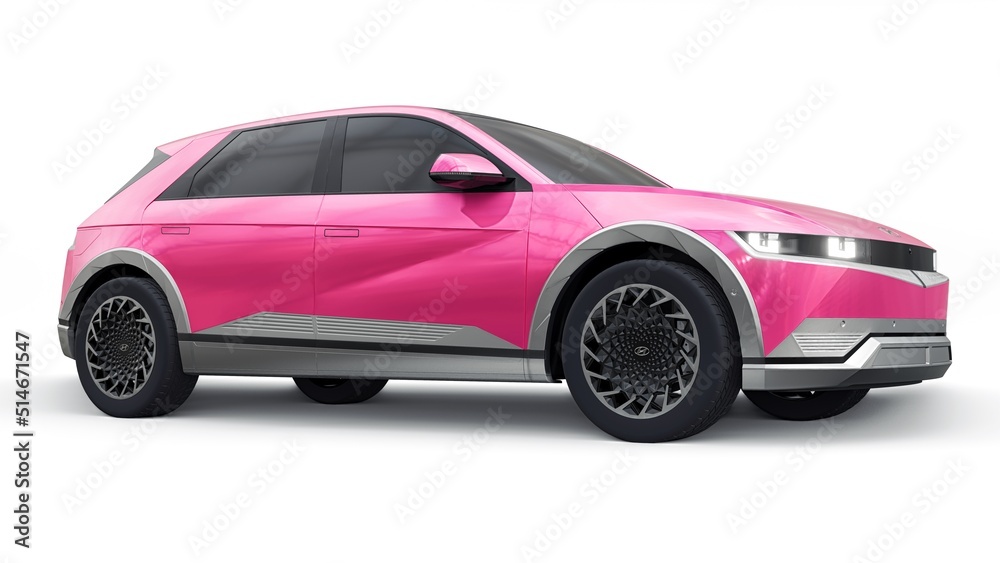 Chicago. USA. June 7, 2022. Hyundai Ioniq 5 2022. Ultra progressive ...