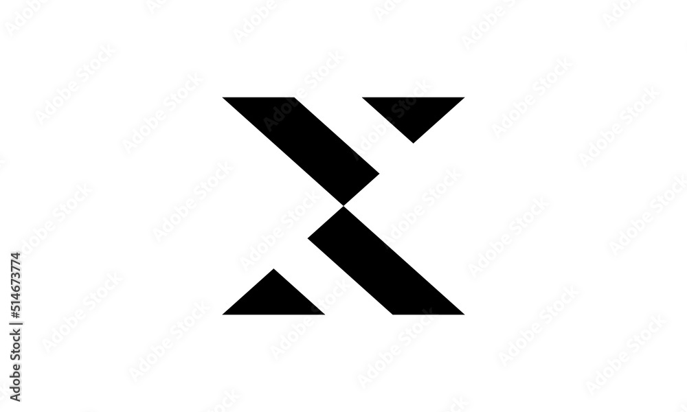 Fototapeta premium Letter X logo icon vector