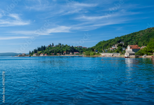 Picturesque view from ferry to Porto Montenegro