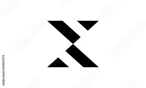 Letter X logo icon vector