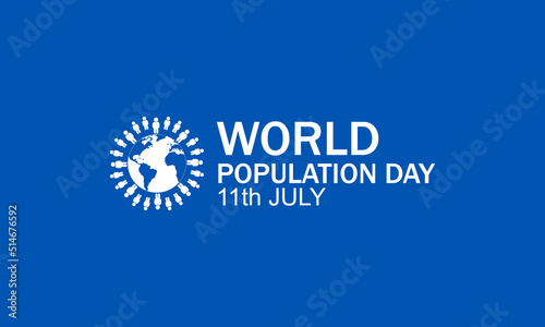 World Population day background