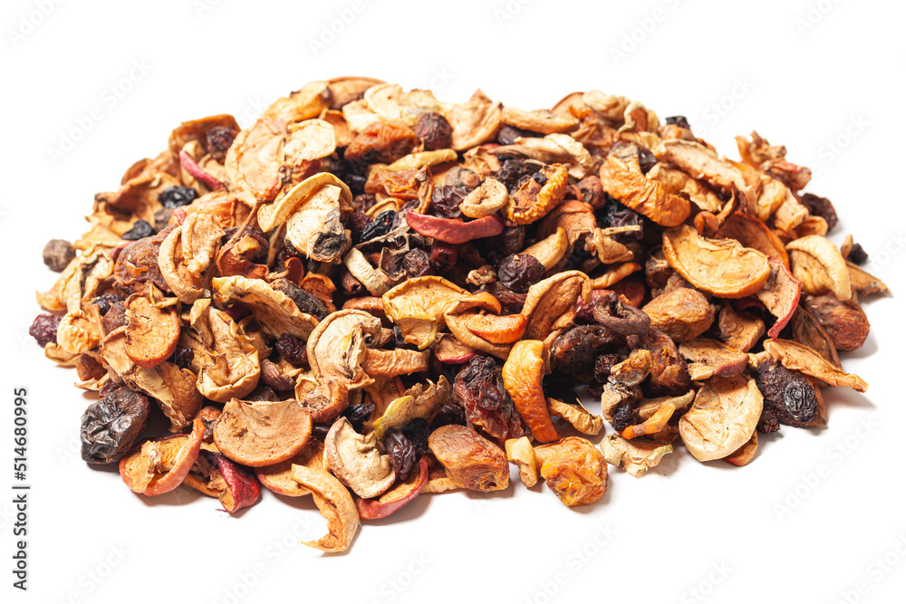 Dried fruits, apples, pears, apricots, plums,grapes,raisins, isolated on white background Dried fruits, apples, pears, apricots, plums,grapes,raisins, isolated on white background