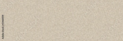 Seamless jute hessian fiber texture border background. Natural eco beige brown fabric effect banner. Organic neutral tone woven rustic hemp ribbon trim edge