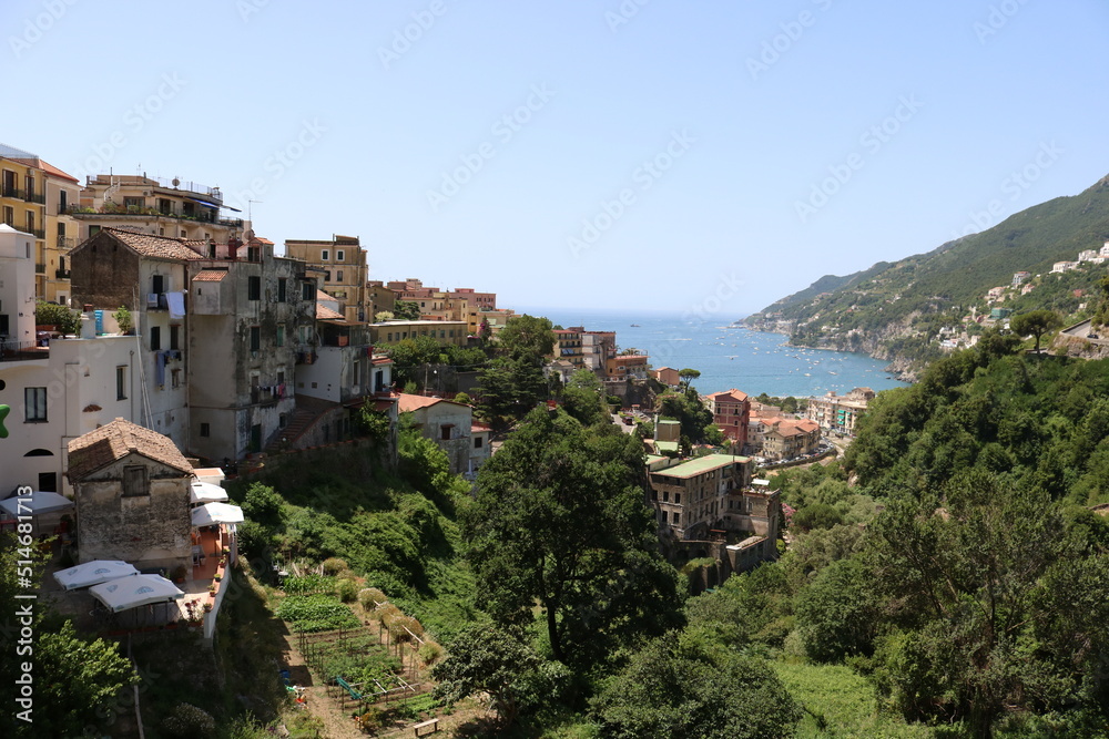 Fototapeta premium Beautiful landscape of Vietri sul Mare, Salerno, Campania Region, Italy. 