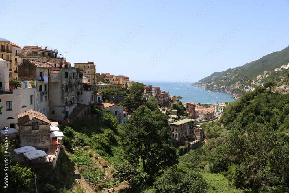 Beautiful landscape of Vietri sul Mare, Salerno, Campania Region, Italy. 