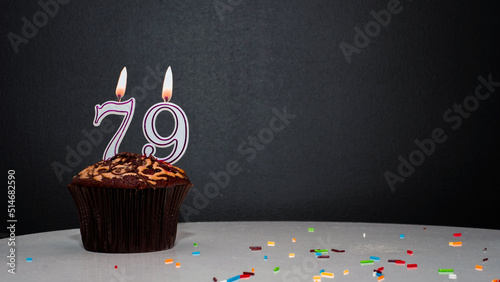 79 year, 79 anniversary, 79 birthday, 79, seventy nine, age, anniversary, banner, birth, birthday cake, birthday party, blue, cake, candle, candlelight, card, celebrate, celebrating, celebration, cere photo
