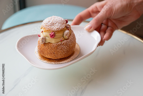 French dessert choux photo