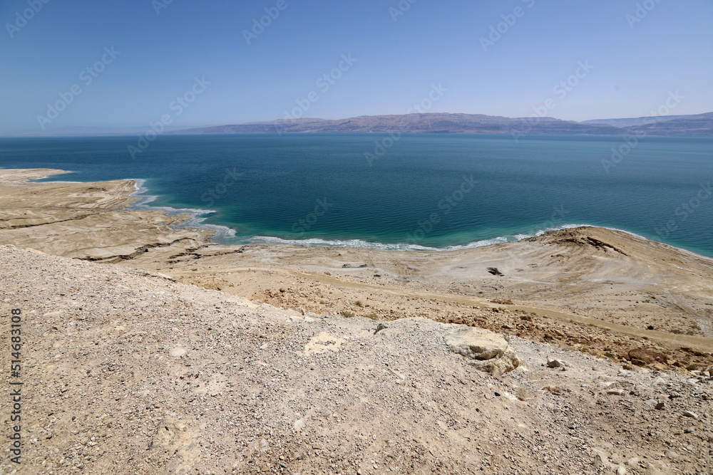 Dead Sea coast in southern Israel.