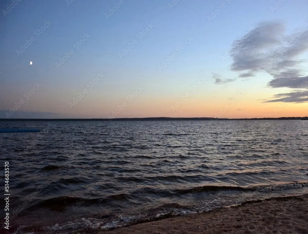 Obraz premium sunset over the sea