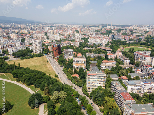 Aerial view of South Park in city of Sofia, Bulgaria © Stoyan Haytov