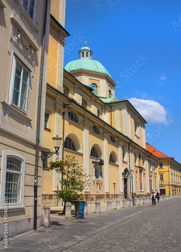  Nicholas Church in Ljubljana, Slovenia