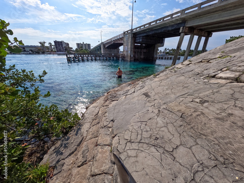 Wallpaper Mural The area near Catos Bridge drawbridge where people go snorkeling and swimming. Torontodigital.ca