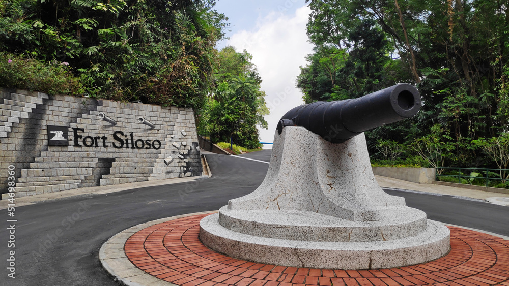 Main entrance of Fort Siloso in Singapore Stock Photo | Adobe Stock