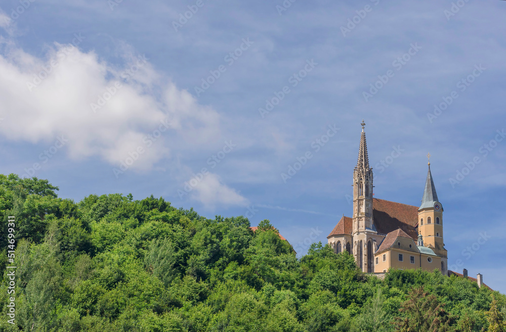 The pilgrimage Church Maria Strassengel, a 14th century Gothic church in the town of Judendorf Strassengel near Graz, Steiermark region, Austria The pilgrimage Church Maria Strassengel, a 14th century Gothic church in the town of Judendorf Strassengel near Graz, Steiermark region, Austria