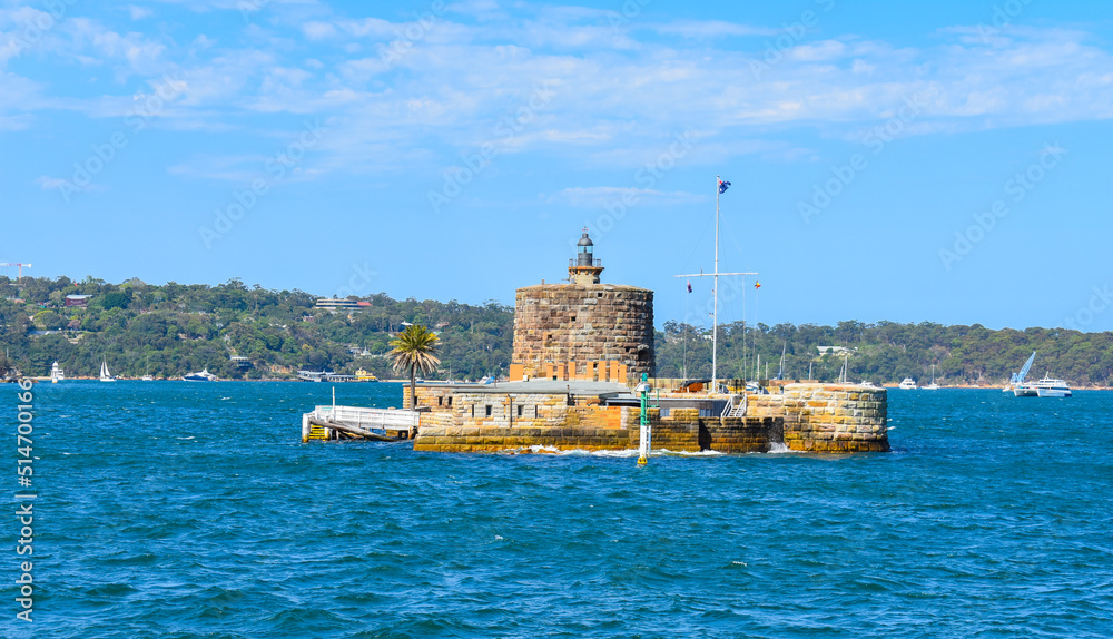 Fort Denison in the Sydney Harbor