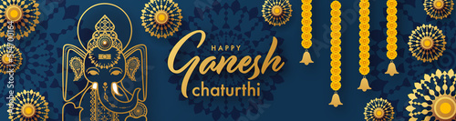Happy Ganesh Chaturthi greetings festival