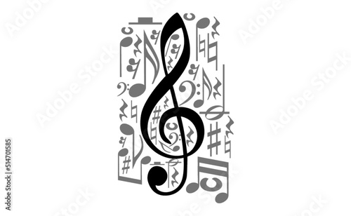 musical scale Art vector