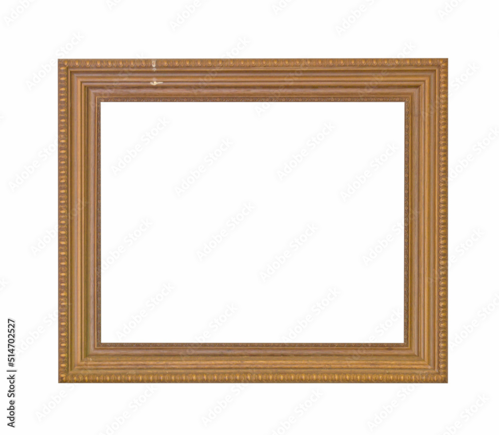old wood photo frame isolated on white background old wood photo frame isolated on white background