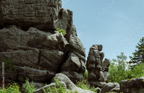 Fototapeta Naklejka Na Ścianę i Meble -  Mountain range in Poland, table mountains