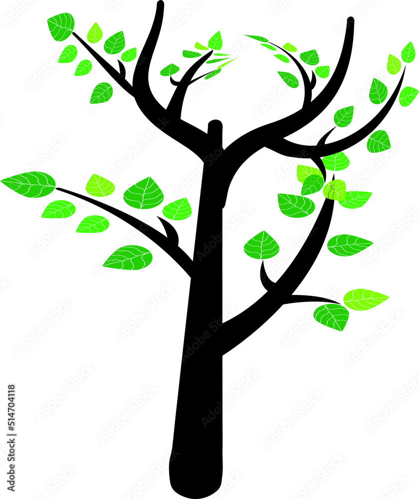 tree with leaves